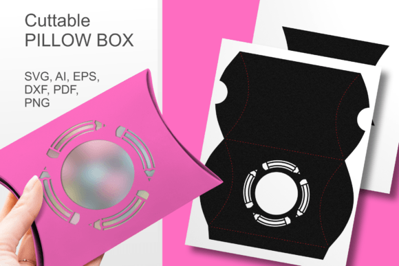 4 Pencils Frame Round Window Pillow Box: A Creative, Versatile Back-to-School Packaging Solution