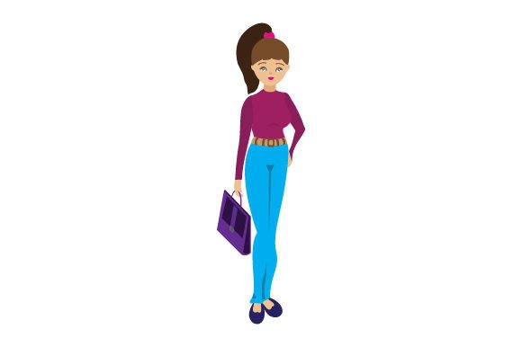 Back to School – High School Girl: A Practical Design Asset for Real Projects