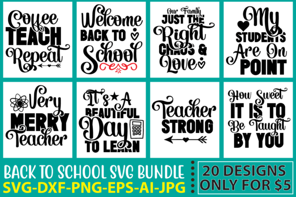 Back to School SVG Bundle Vol. 3