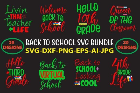 Back to School SVG Bundle Vol. 6: 20 Ready-to-Use Designs for Real Projects—Not Just Another Clipart Pack
