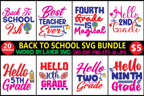 Back to School Svg Bundle Vol. 8: A Practical Evaluation for Crafters and Educators