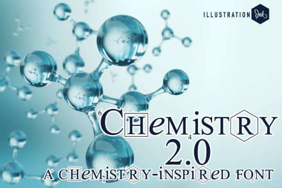 Chemistry 2.0: A Science-Inspired Display Font That Delivers Visual Impact