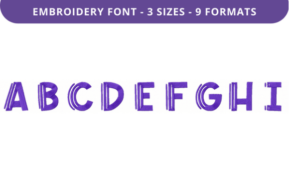 Culture Shock Font a to I: Elevating Embroidery with Style and Precision