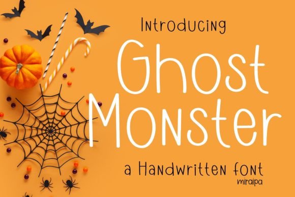 Ghost Monster: A Friendly Handwritten Font for Real-Life Creativity