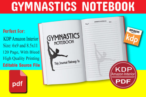 Gymnastics Notebook KDP Interior: A Print-Ready Planning Asset for Creators and Educators