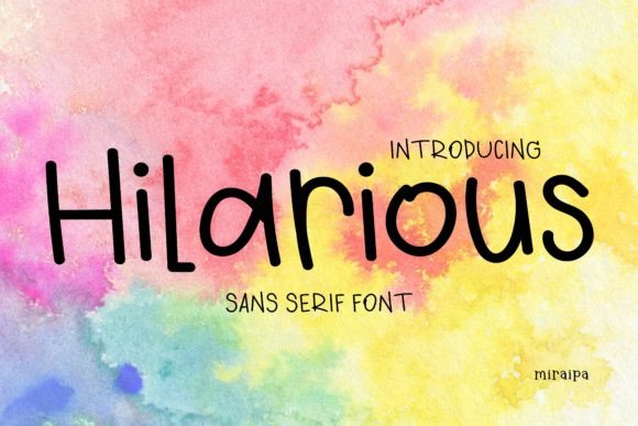 Hilarious: A Friendly Handwritten Font for Real Projects