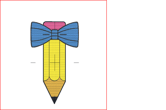 Make Back-to-School Projects Shine with the Boy Pencil Bowtie Embroidery Design