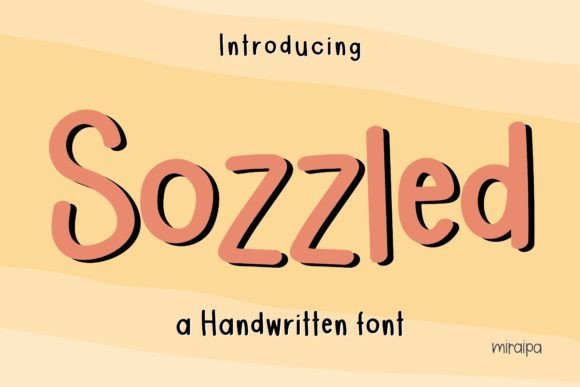 Sozzled: The Friendly Sans Serif That Fits Right Into Your Everyday Creative Work